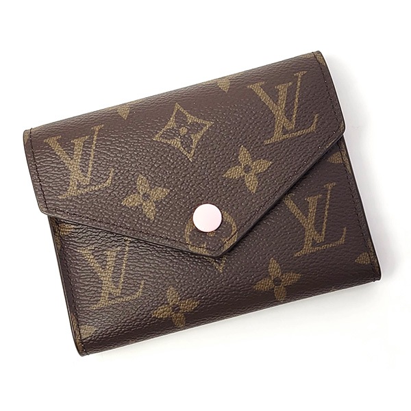 【プレミアム価格】 ルイヴィトン 財布 レディース LOUIS VUITTON ポルトフォイユ ヴィクトリーヌ M62360 ローズバレリーヌ