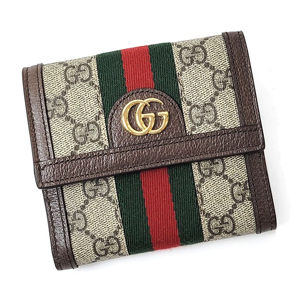 GUCCI オフィディア GG フレンチフラップウォレット