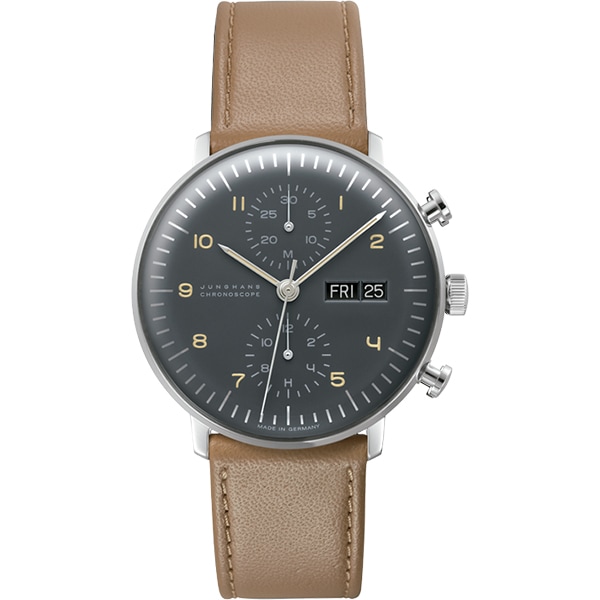 ユンハンス　マックス・ビル　クロノスコープ　自動巻クロノグラフモデル　027 4501 01　メンズ