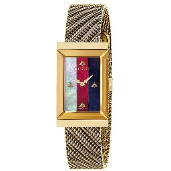 グッチ 腕時計 Gフレーム マザー オブ パール レディース GUCCI YA147410