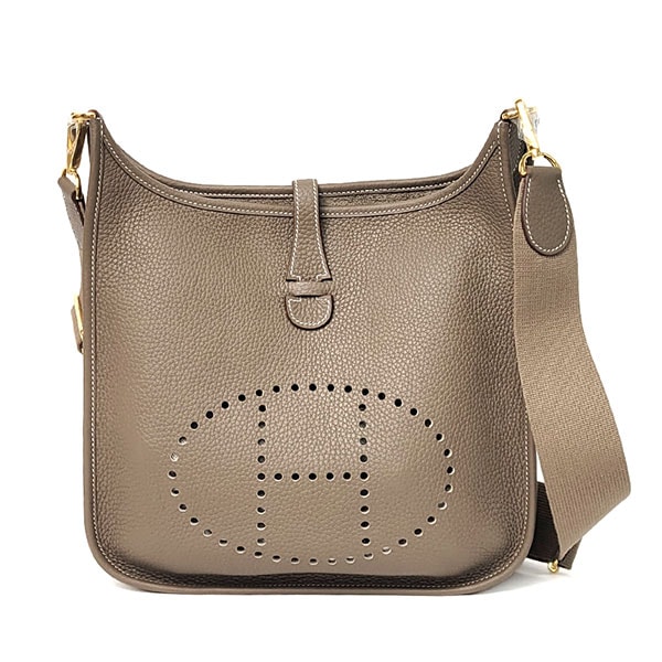 【プレミアム価格】　エルメス エブリン3 PM 29cm HERMES トリヨンコレマンス エトゥープ ゴールド金具 056277