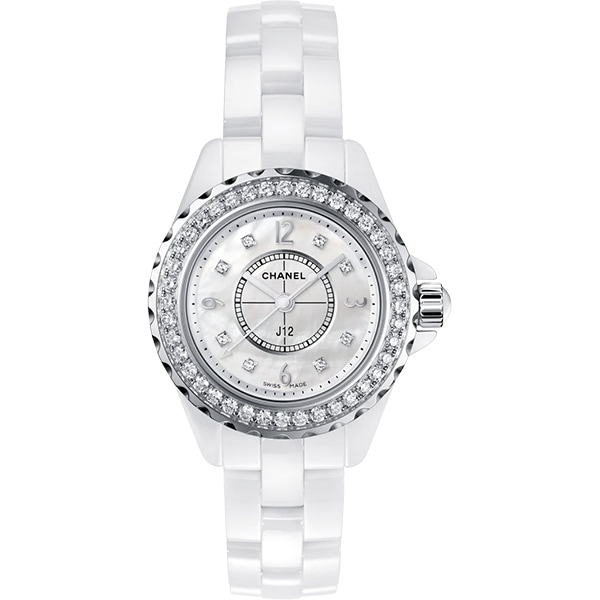 シャネル CHANEL J12 29ｍｍ　H2572　ダイヤモンドベゼル