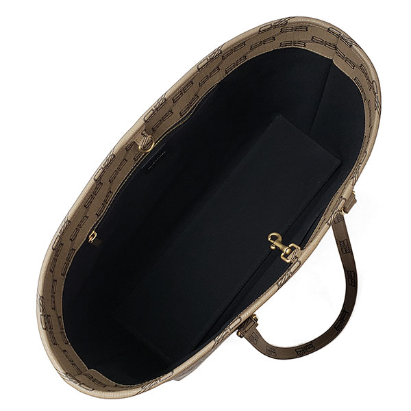 バレンシアガ バッグ BALENCIAGA シグネチャー ミディアムショッパー BBモノグラム 702698 210DH 2762 ベージュ バレンシアガ バッグ BALENCIAGA シグネチャー ミディアムショッパー