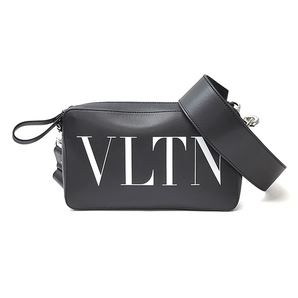 ヴァレンティノ バッグ メンズ VALENTINO VLTN レザー ショルダーバッグ 1Y2B0704 WJW 0NI ブラック