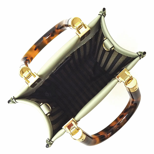 フェンディ バッグ レディース FENDI サンシャイン ショッパー ミニ 8BS051 ABVL F1K3B グリーン フェンディ バッグ レディース FENDI サンシャイン ショッパー ミニ