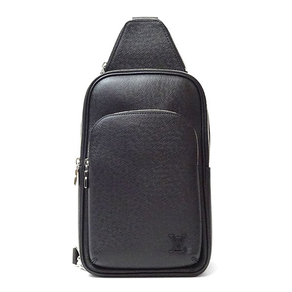 【プレミアム価格】 ルイヴィトン バッグ メンズ LOUIS VUITTON タイガ アベニュー スリングバッグ ブラック M30863