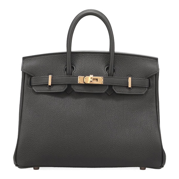 【プレミアム価格】 エルメス バーキン 25cm HERMES トゴ ブラック ローズゴールド金具 100125