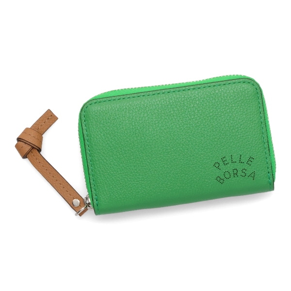 ペレボルサ 財布 レディース PELLE BORSA ベリーグッズ  コンパクト財布 7203 GL グリーン