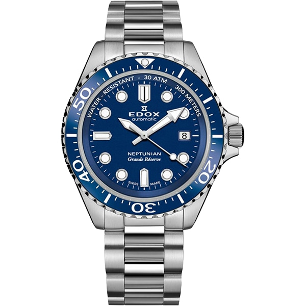エドックス EDOX　ネプチュニアン グランデ リザーブ デイト オートマティック　80801-3BUM-BUIN
