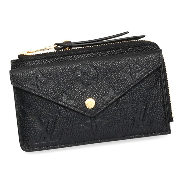 【プレミアム価格】 ルイヴィトン 小銭 カード入れ レディース LOUIS VUITTON モノグラムアンプラント カードケース ポルトカルト レクトヴェルソ ブラック M69421