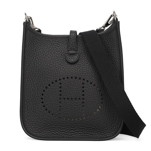 【プレミアム価格】 エルメス エブリンTPM 16cm HERMES トリヨンクレマンス ブラック シルバー金具 069426