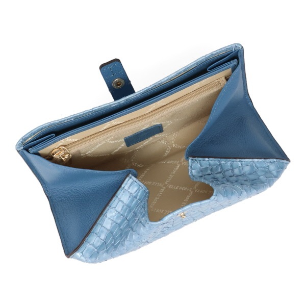 ペレボルサ 財布 レディース PELLE BORSA レインボークロコ 6101 SA