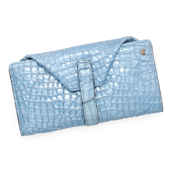 ペレボルサ 財布 レディース PELLE BORSA レインボークロコ 6101 SA サックス ペレボルサ 財布 レディース PELLE BORSA レインボークロコ 6101 SA