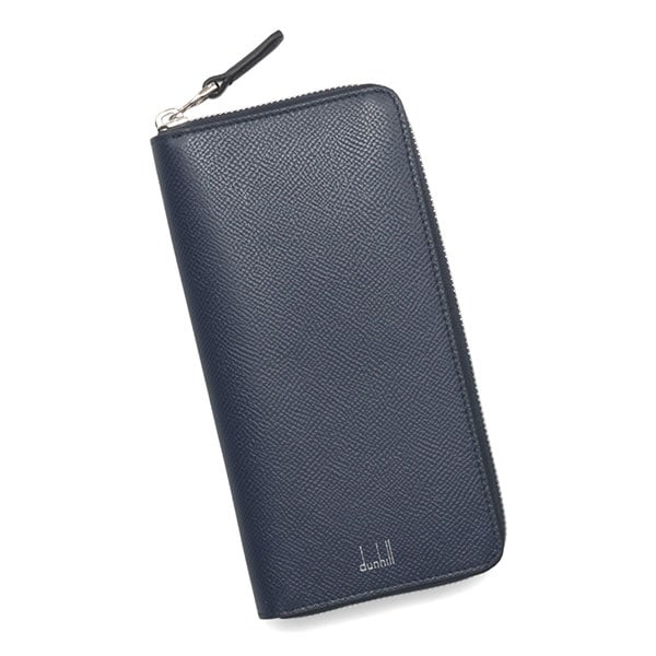 Dunhill クロコダイルレザー カフスリンク ネイビー Dunhill クロコダイルレザー カフスリンク ネイビー