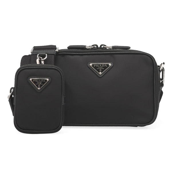 プラダ バッグ メンズ PRADA リナイロン サフィアーノレザー 2VH070 2DMH NERO ブラック