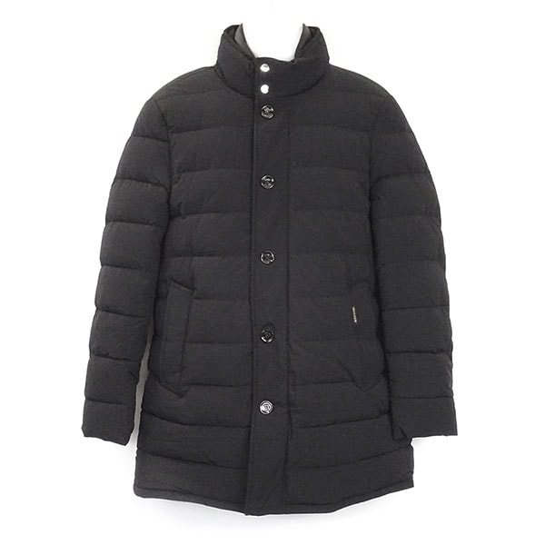 ムーレー ダウンジャケット メンズ MOORER CALEGARI-KN ブラック サイズ46 ※サイズ別の在庫状況はお問合せください。