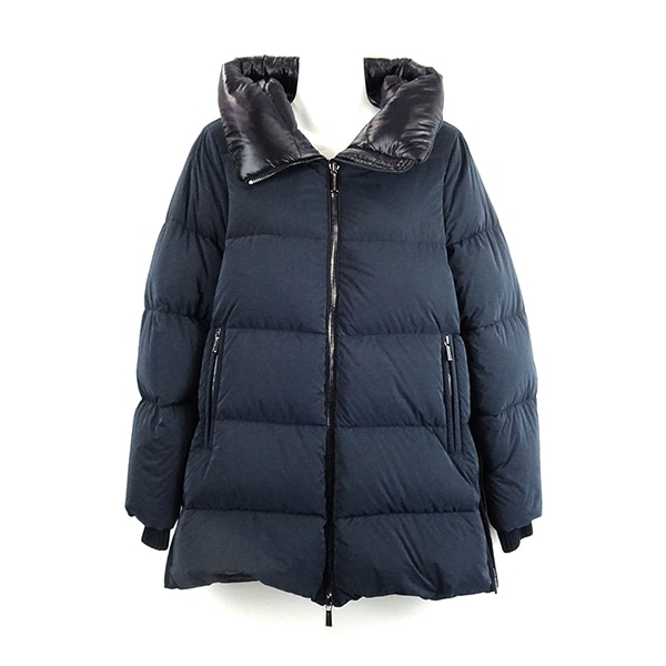 ムーレー ダウンジャケット レディース MOORER CARINZIA-OS ブルー サイズ38 ※サイズ別の在庫状況はお問合せください。