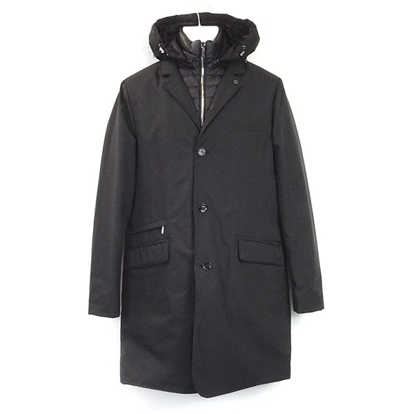 ムーレー ダウンジャケット メンズ MOORER REDON-SKT ブラック サイズ44 ※サイズ別の在庫状況はお問合せください。