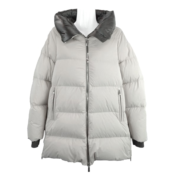 ムーレー ダウンジャケット レディース MOORER CARINZIA-OS ストーン サイズ40 ※サイズ別の在庫状況はお問合せください。