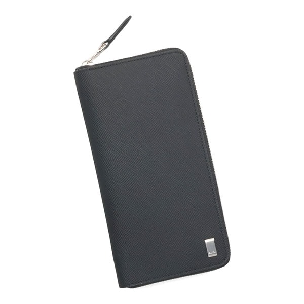 ダンヒル 財布 メンズ DUNHILL プレーン ジップコートウォレット 23F2P15PS ブラック
