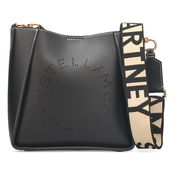 ステラマッカートニー バッグ レディース STELLA McCARTNEY ロゴ ショルダーバッグ 700073 WP0057 1000 ブラック