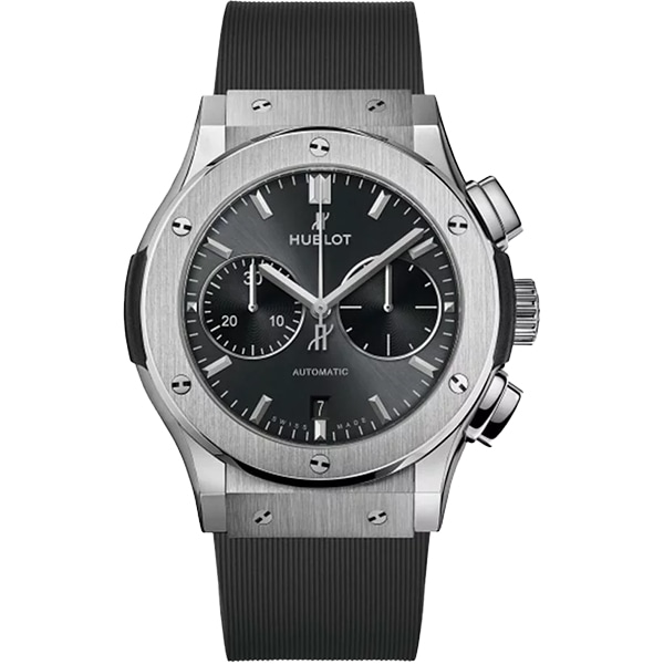 ウブロ HUBLOT クラシック・フュージョン クロノグラフ チタニウム レーシンググレー 521.NX.7071.RX