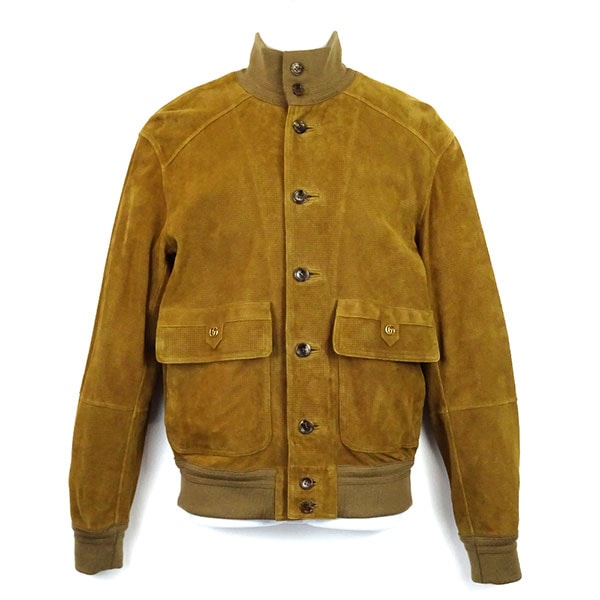 グッチ ブルゾン メンズ GUCCI 669051 XNA03 2001 ブラウン サイズ46
