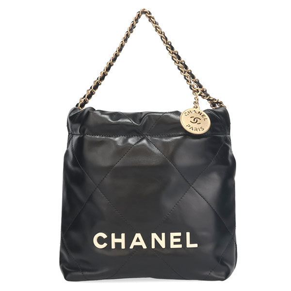 【プレミアム価格】 シャネル バッグ CHANEL シャネル22 ミニハンドバッグ AS3980 B09859 94305 ブラック ゴールド金具