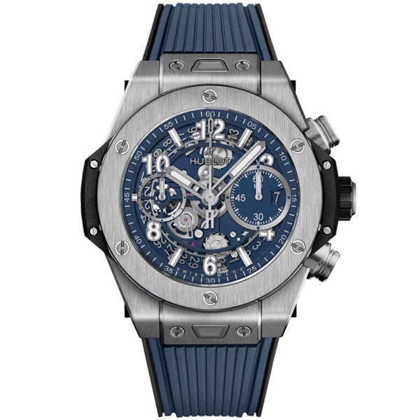 ウブロ HUBLOT ビッグ・バン ウニコ チタニウム ブルー　42ｍｍ　441.NX.5171.RX