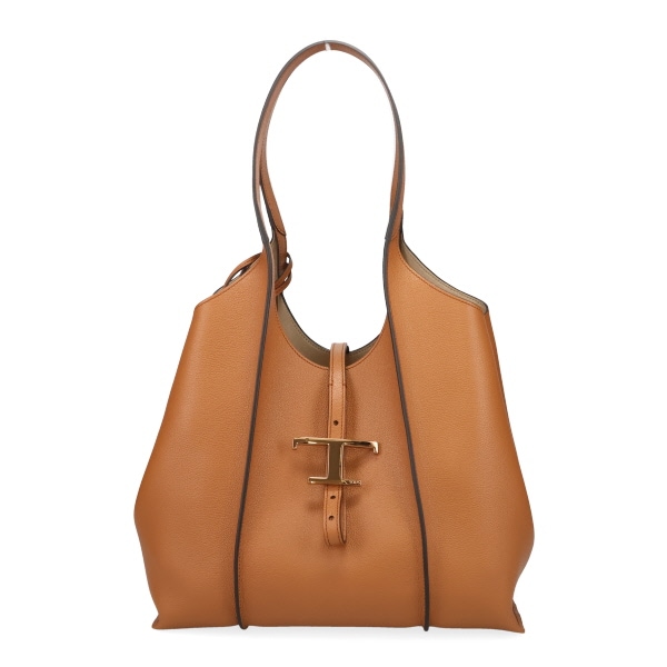 トッズ バッグ レディース TOD'S Tタイムレス レザー ショッピングバッグ XBWTSBA0200 Q8E ブラウン