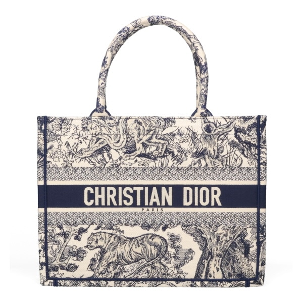 ディオール バッグ レディース DIOR ブックトートバッグ トワル ドゥ ジュイ エンブロイダリー M1296ZTDT M34I ブルー