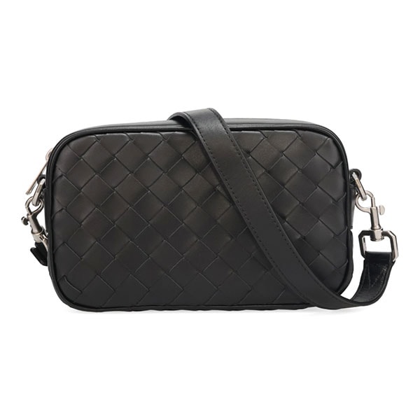 ボッテガヴェネタ バッグ BOTTEGA VENETA ミニ イントレチャート カメラバッグ 765911 V2HL1 8803 ブラック