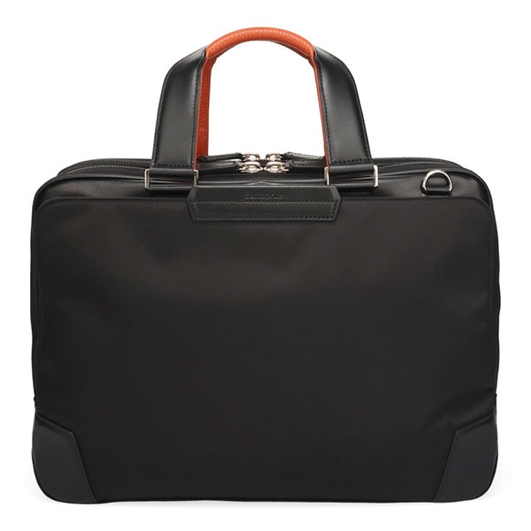 サムソナイト ビジネスバッグ SAMSONITE  エピッド4 ブリーフケース エキスパンダブル ブラック オレンジ QS319002