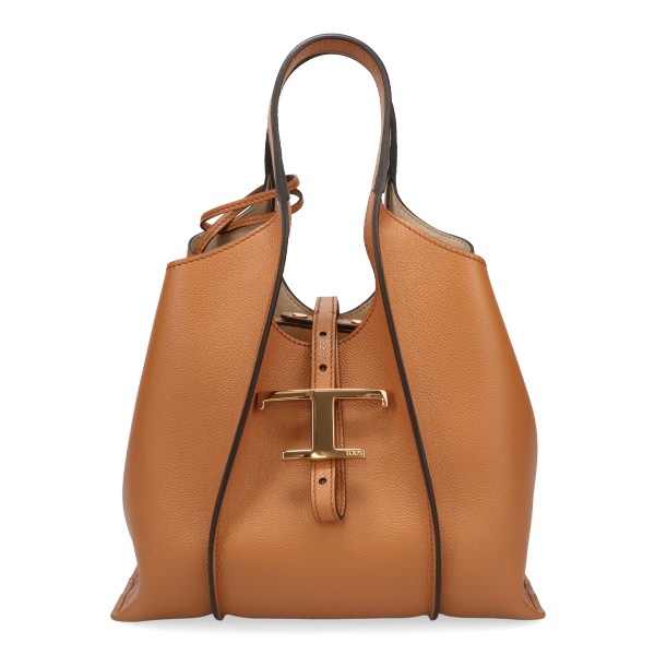 トッズ バッグ レディース TOD'S Tタイムレス レザー ショッピングバッグ ミニ XBWTSBA9100 Q8E ブラウン