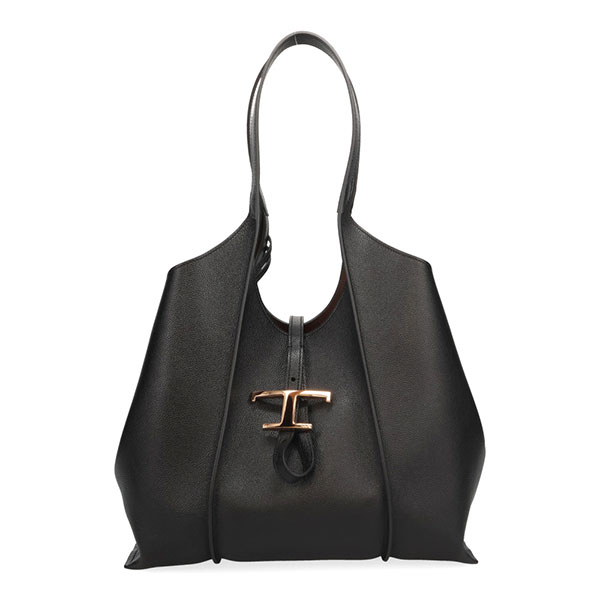 トッズ バッグ レディース TOD'S Tタイムレス レザー ショッピングバッグ XBWTSBA0200  B999 ブラック