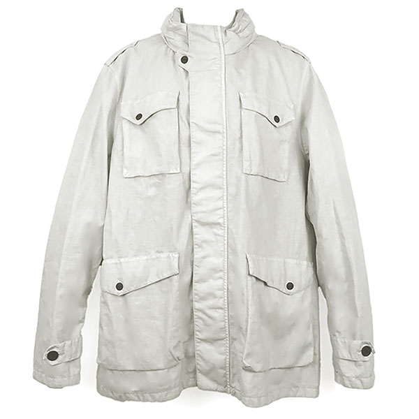 ヘルノ フード付きジャケット メンズ HERNO 00012UL 17119 ライトグレー サイズ52