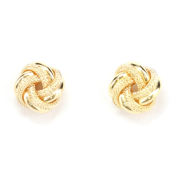 ウノアエレ UNOAERRE K18イエローゴールドデザインピアス 10024