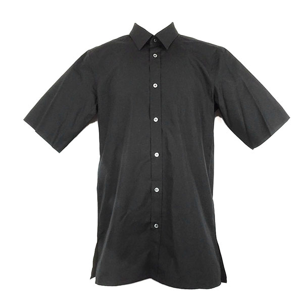 メゾンマルジェラ シャツ メンズ Maison Margiela S67DR0003 S43001 900 ブラック サイズ38 ※サイズ別の在庫状況はお問合せください。