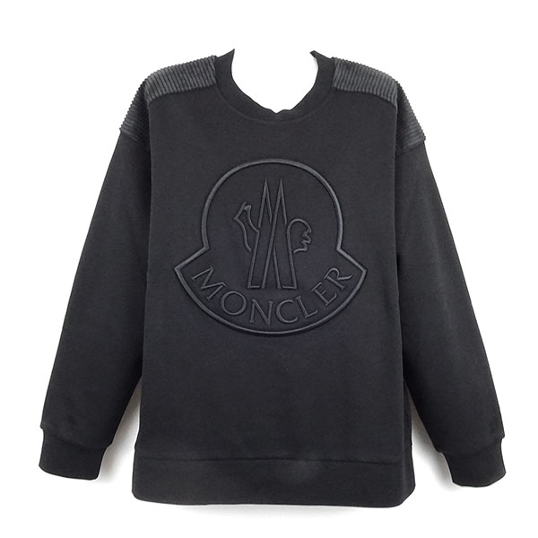 【新品未使用】MONCLER　モンクレール　スウェット　サイズS ブラック MONCLER（モンクレール） スウェット ブラック メンズ MONCLER 8G00016