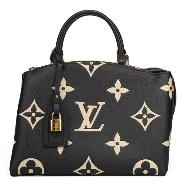 【プレミアム価格】 ルイヴィトン バッグ レディース LOUIS VUITTON バイカラー モノグラムアンプラント プティパレPM ブラック ベージュ M58913