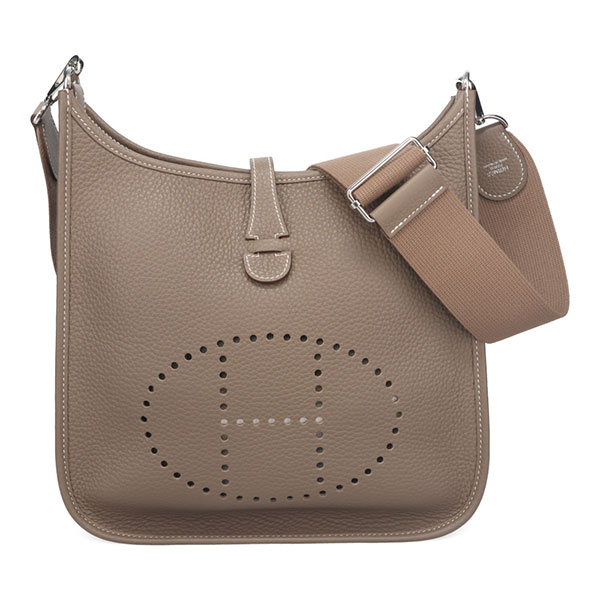【プレミアム価格】 エルメス エブリン3 PM 29cm HERMES トリヨンクレマンス エトゥープ シルバー金具 056277