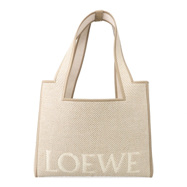 ロエベ バッグ レディース LOEWE フォントトート ミディアム ALF1B61X11 2370 エクリュ