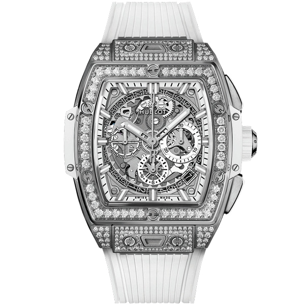 ウブロ HUBLOT スピリット オブ ビッグ・バン チタニウム ホワイト パヴェ　642.NE.2010.RW.1604