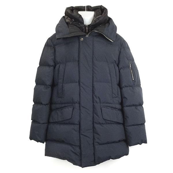 ムーレー ダウンジャケット メンズ MOORER DAVIDE-STP ブルー