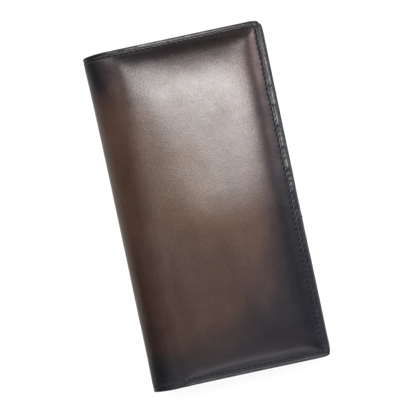 【プレミアム価格】 ルルッティ 財布 メンズ BERLUTI バディ レザー ロングウォレット ネロレグノ 298852