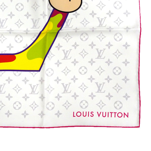 【希少☆村上隆】Louis Vuitton★カレ90 フラット スカーフ プレミアム価格】 ルイヴィトン スカーフ LOUIS VUITTON LV