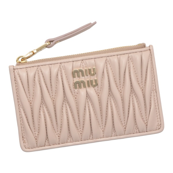 ミュウミュウ 小銭入れ レディース MIU MIU マテラッセレザー ポーチ