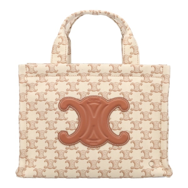 セリーヌ　トリオンフ　スモール　カバ　タイス　ハンドバッグ　パイル　ベージュ セリーヌ バッグ レディース CELINE スモール カバ タイス トリオンフ