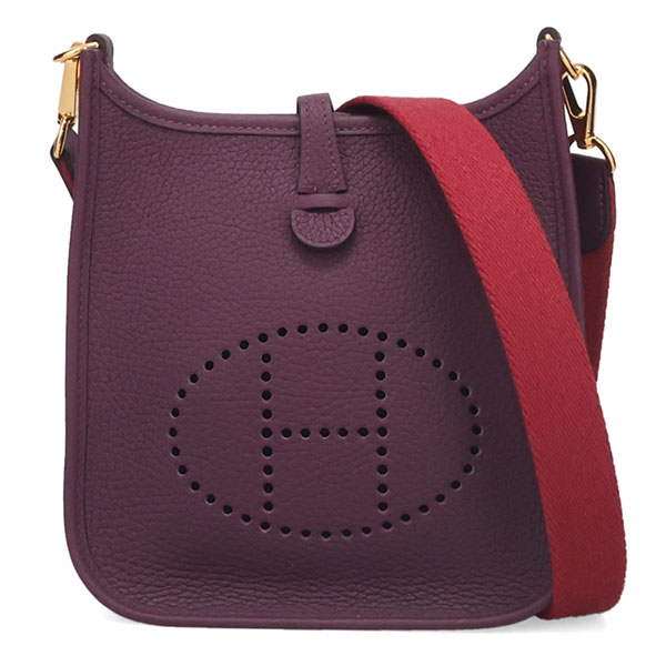 【プレミアム価格】 エルメス エブリンTPM 16cm HERMES トリヨンクレマンス カシス ゴールド金具 069426