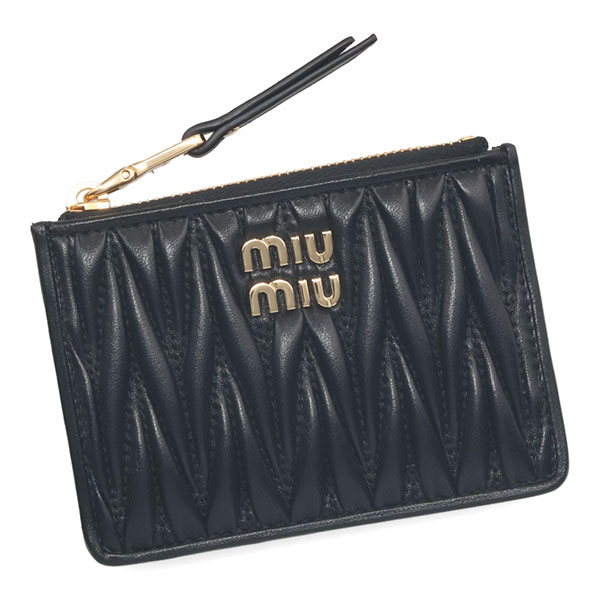 ミュウミュウ 財布 レディース MIUMIU マテラッセレザー カードケース